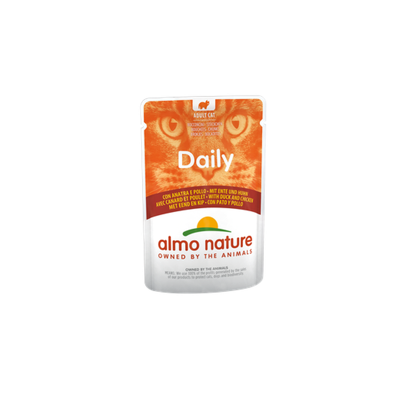 ALMO NATURE Cat DAILY Pouch Chicken and Duck 70g
