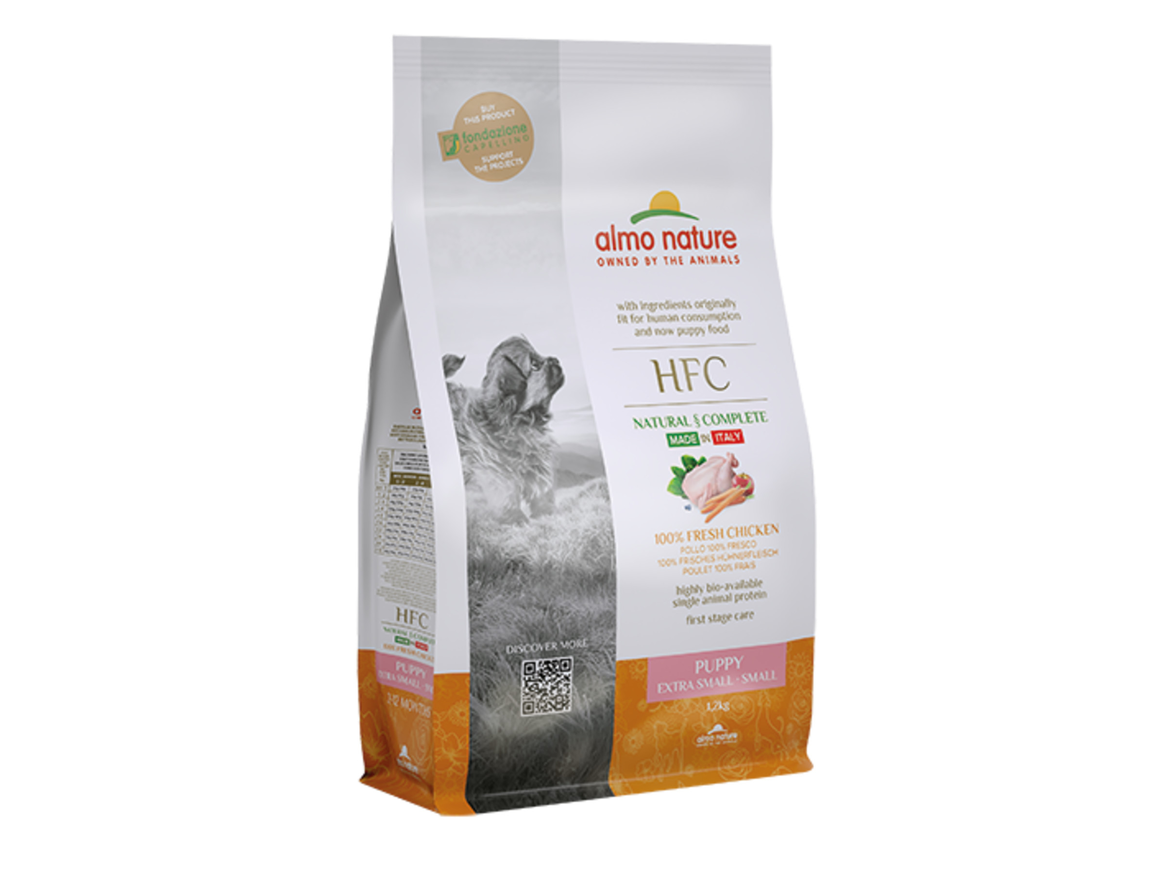 Cumpara  Hrană uscată - ALMO NATURE DRY Dog HFC XS-S Puppy Chicken 1,..