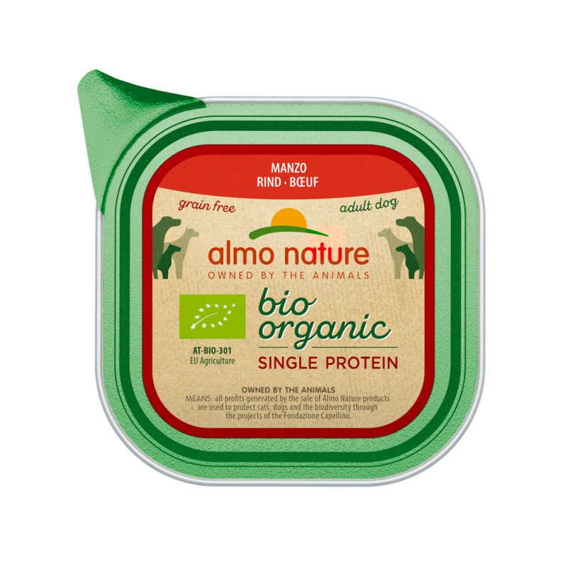 ALMO NATURE Dog BIO ORGANIC Alu Monoprotein Beef 150g