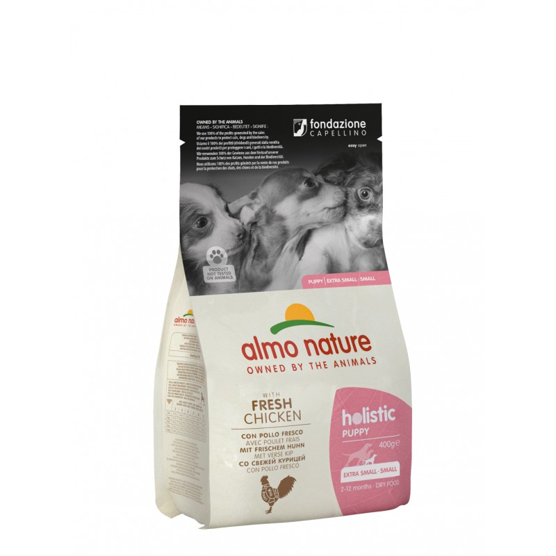 Cumpara  Hrană uscată - ALMO NATURE DRY Dog HOLISTIC XS-S Puppy Chick..