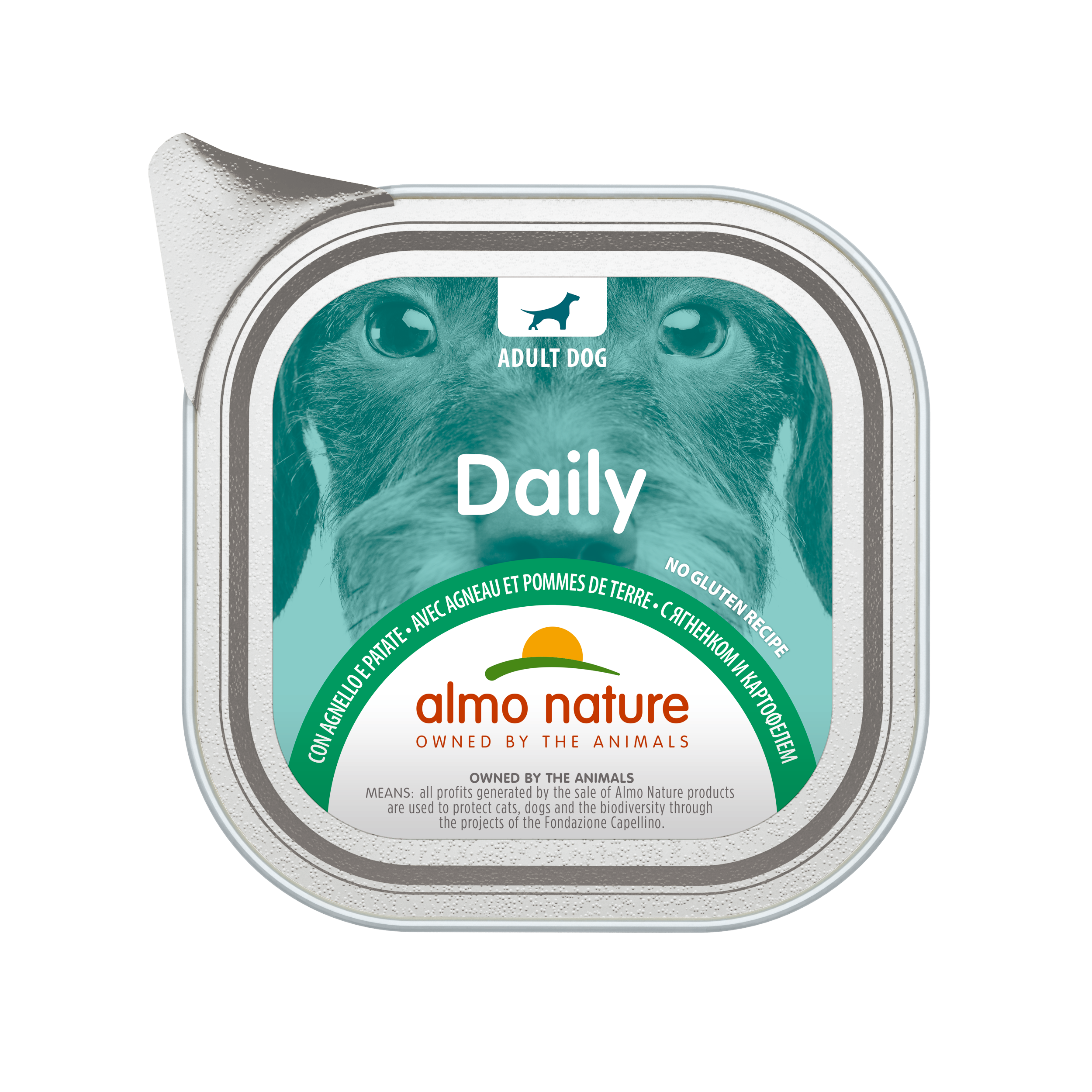 Cumpara  Hrană umedă pentru câini - ALMO NATURE Dog DAILY Alu Lamb with Potatoes ..