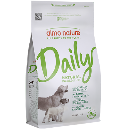 Cumpara  Hrană uscată - ALMO NATURE DRY Dog DAILY ALL BR Lamb/Chick/R..