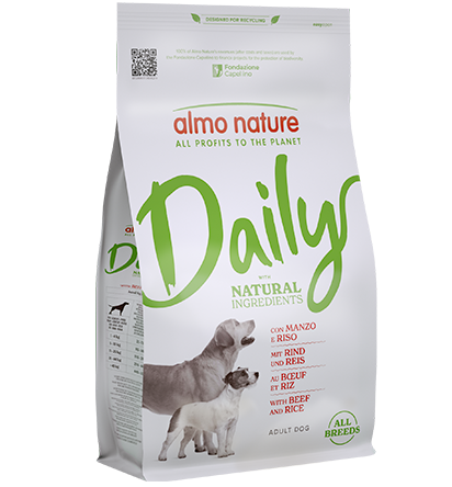 Cumpara  Hrană uscată - ALMO NATURE DRY Dog DAILY ALL BR Beef/Rice 1...