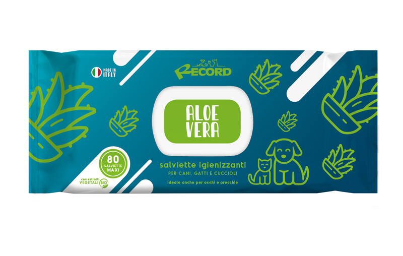 Cumpara  Agenți de curățare și neutralizare - Салфетки RECORD Maxi Aloe Vera 80pcs..