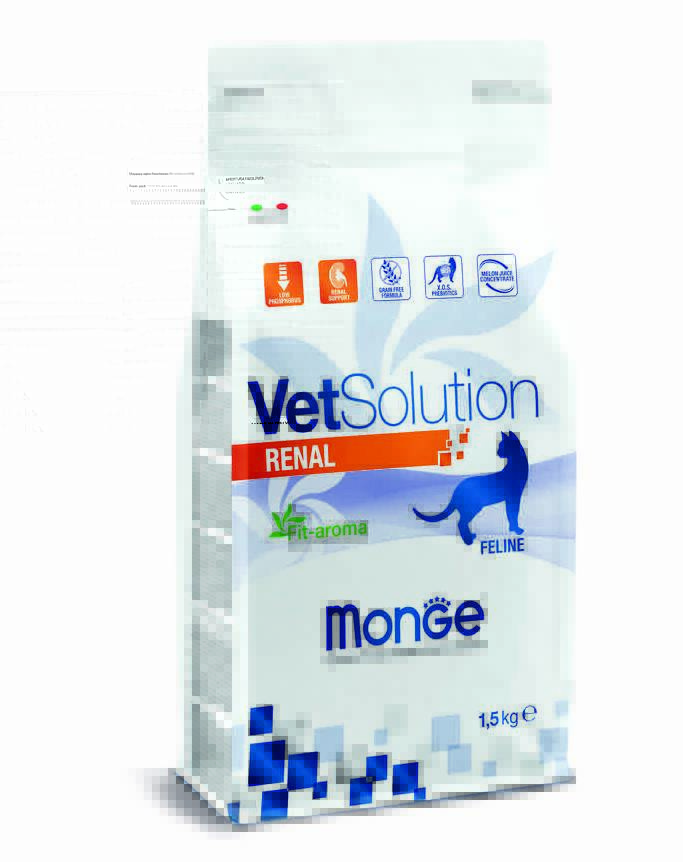 MONGE DRY VETSOLUTION CAT RENAL 1,5kg