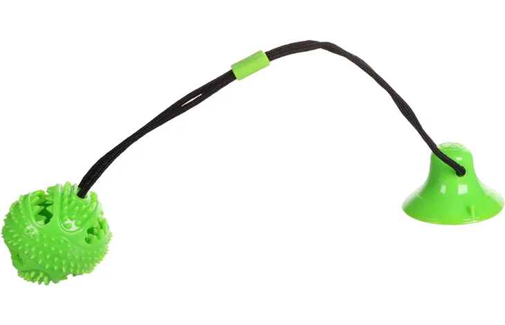 Flamingo игрушка резиновая с присоской KLEVA Green