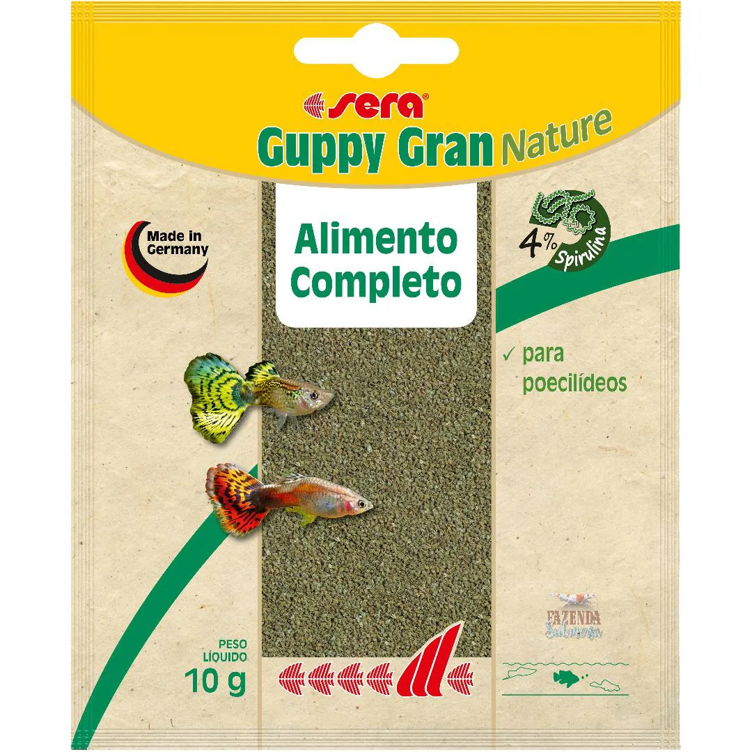 Cumpara  Hrană pentru pești și reptile - SERA Guppy Gran Nature 10g..