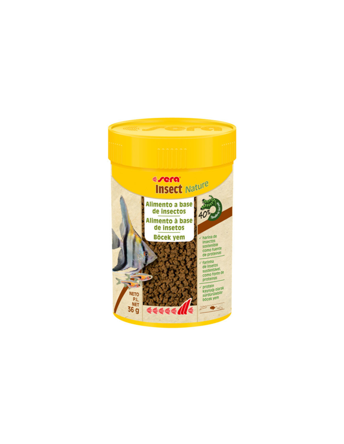 Cumpara  Hrană pentru pești și reptile - SERA Insect Nature 1,5mm 100ml (36g)..