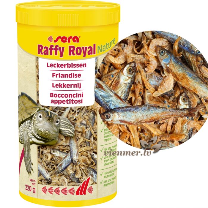 Cumpara  Hrană pentru pești și reptile - SERA Raffy Royal Nature 1000ml (220g)..