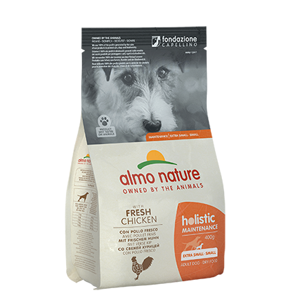 Cumpara  Hrană uscată - ALMO NATURE DRY Dog HOLISTIC XS-S Chicken 400..