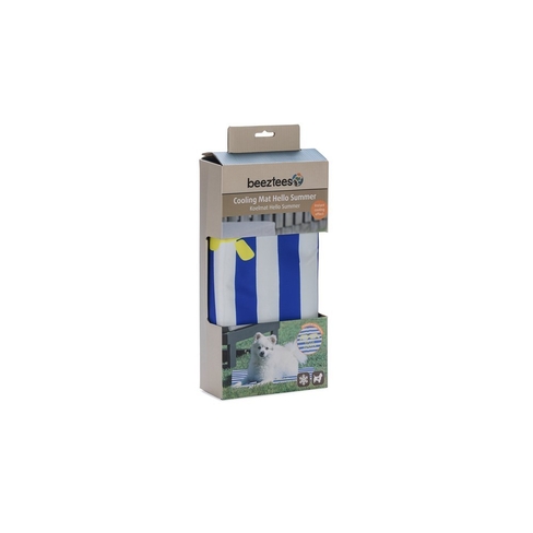 BZ Covoraș de răcire HELLO SUMMER Blue/White 65cm