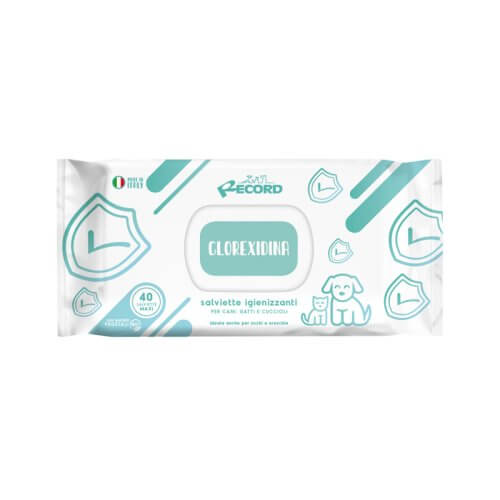 Cumpara  Agenți de curățare și neutralizare - Салфетки RECORD Maxi Chlorhexiine 40pcs..