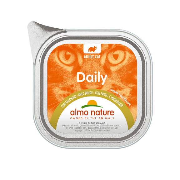 Cumpara  Pentru pisici - ALMO NATURE Cat DAILY Alu Turkey 100g..