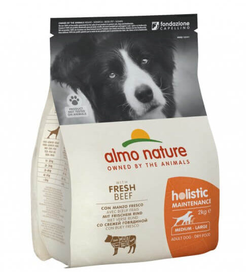 Cumpara  Hrană uscată - ALMO NATURE DRY Dog HOLISTIC XS-S Beef  2kg..