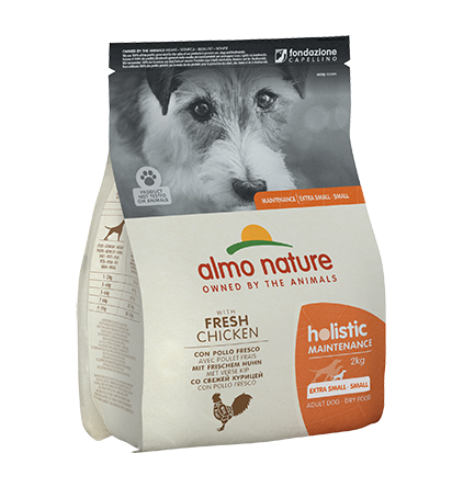 Cumpara  Hrană uscată - ALMO NATURE DRY Dog HOLISTIC XS-S Chicken 2kg..