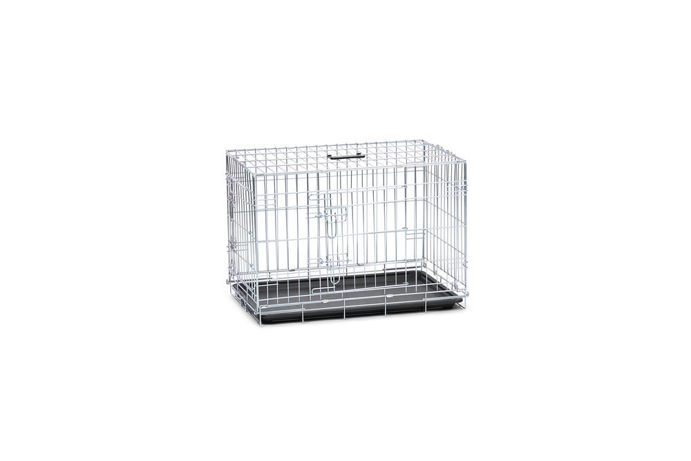 BZ Клетка для собак WIRECAGE 2DOORS Zinc