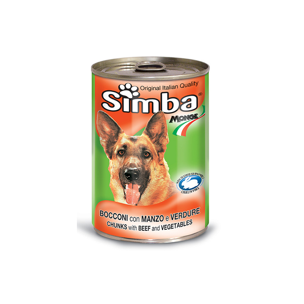 SIMBA DOG Chunks with beef and vege..