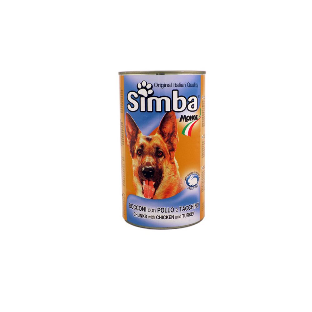SIMBA DOG Chunks with chicken and turkey 1230gr.