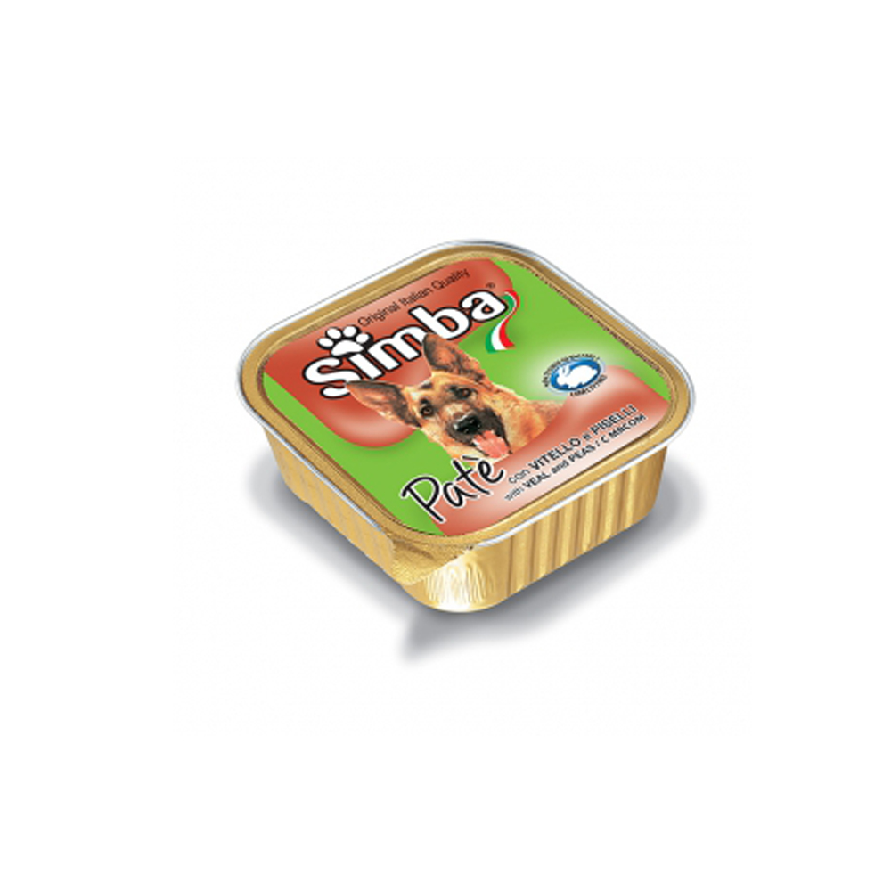 Cumpara  Hrană umedă pentru câini - SIMBA DOG Pate with veal and peas 150gr...