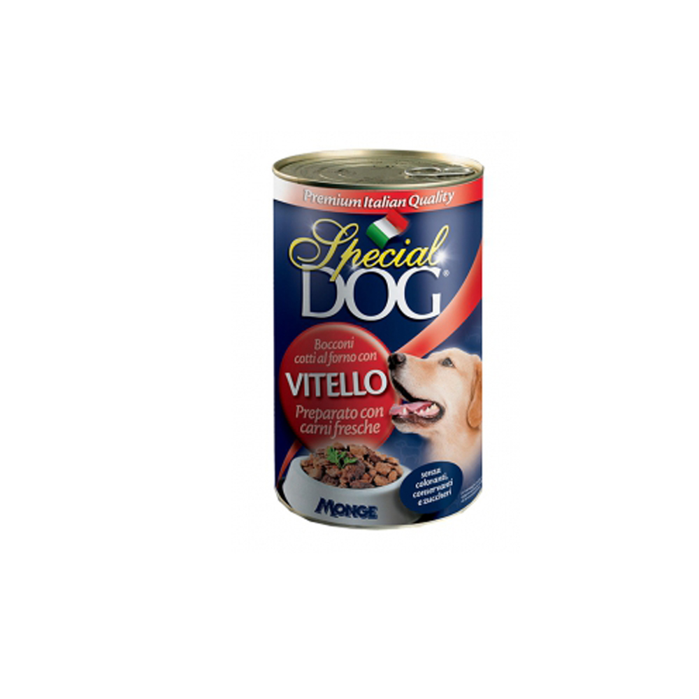 SPECIAL DOG Can Chunks with veal 40..