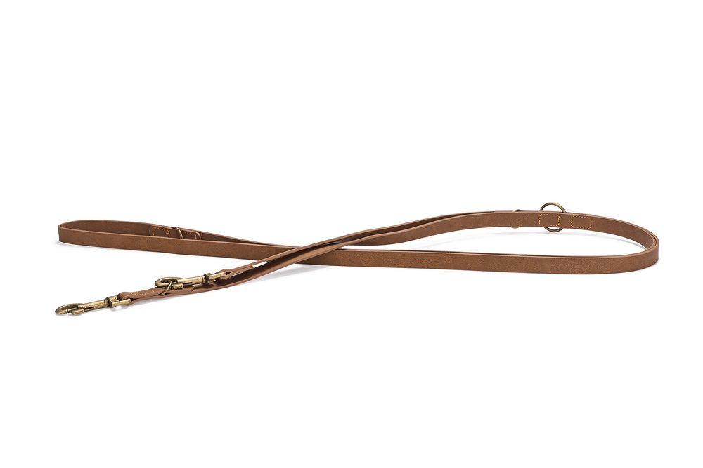 BZ поводок ис. кожа BALACRON AX Brown 300x20