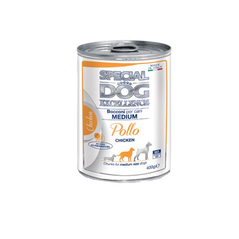 SPECIAL DOG EXC. CHUNKIES MEDIUM ADULT CHICKEN 400gr.
