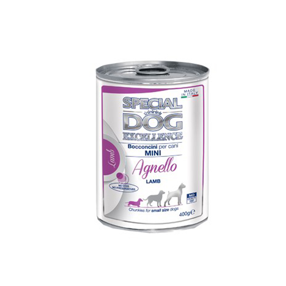 SPECIAL DOG EXC. CHUNKIES MINI ADULT LAMB 400gr.