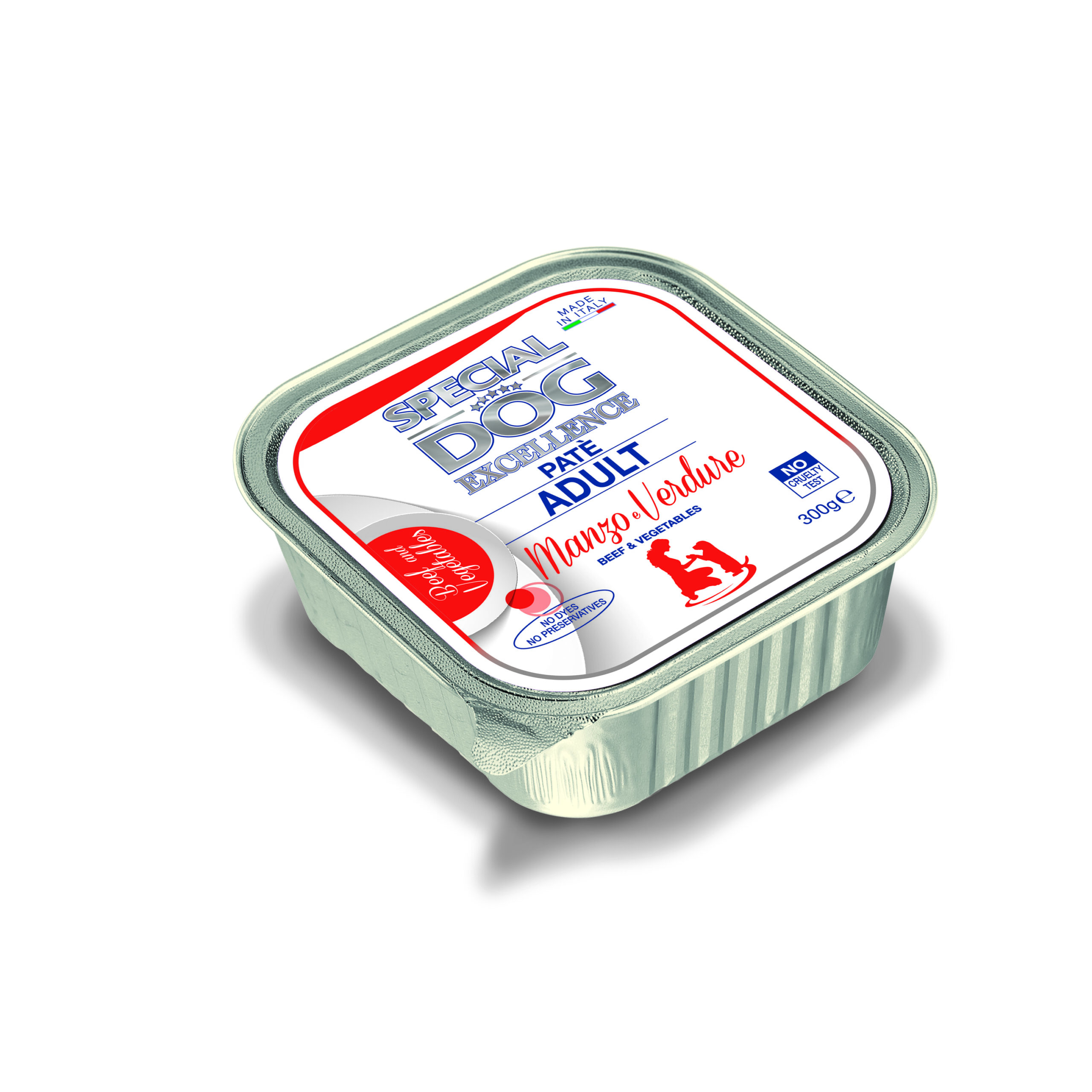 SPECIAL DOG EXC. PATE ADULT BEEF/VE..