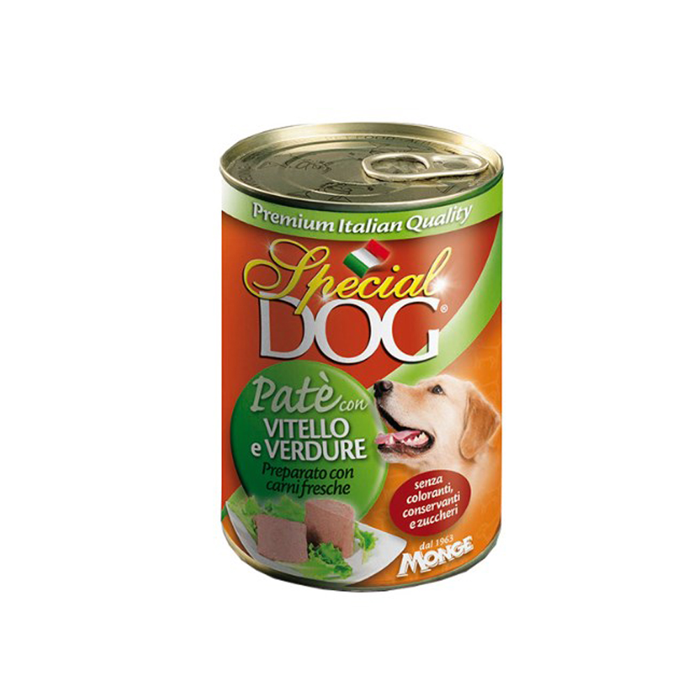 Cumpara  Hrană pentru câini - SPECIAL DOG Pate with veal and vegetable 400g..
