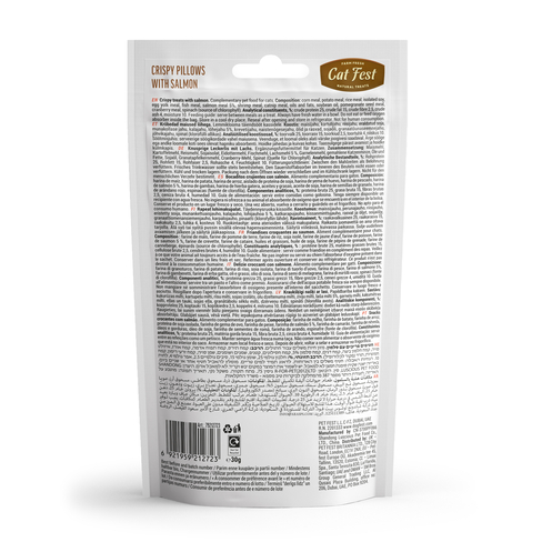 Cat Fest Crispy green pilows salmon