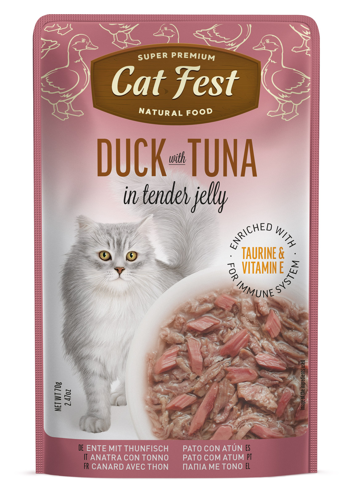 Cat Fest Punch Rață cu Ton