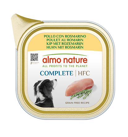 ALMO NATURE Dog HFC ALU Complete Chicken/Rosemary 150g