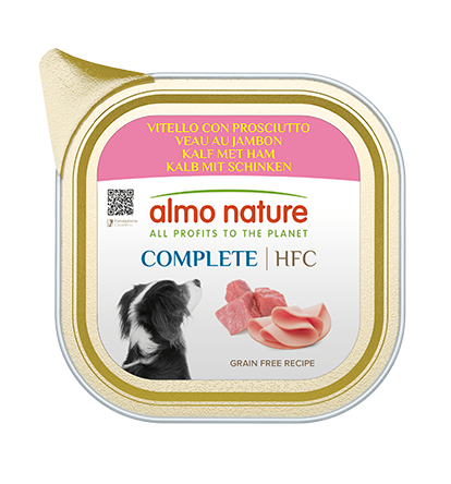 ALMO NATURE Dog HFC ALU Complete Veal/Ham 150g
