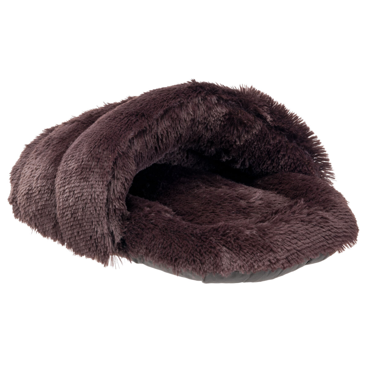 FERPLAST лежак хлопковый SLIPPER Brown-grey 60х52хh 26 cm