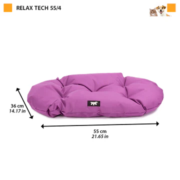 FERPLAST Pernă textilă RELAX 55/4 TECH PURPLE