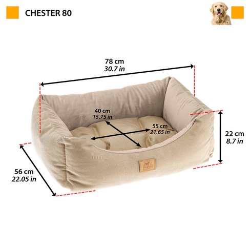 Canapea din bumbac CHESTER 80