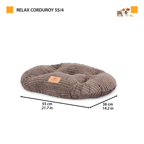 Pernă din bumbac Relax Corduroy Dove Grey