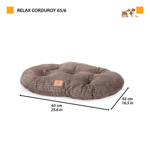 Pernă din bumbac Relax Corduroy Dove Grey