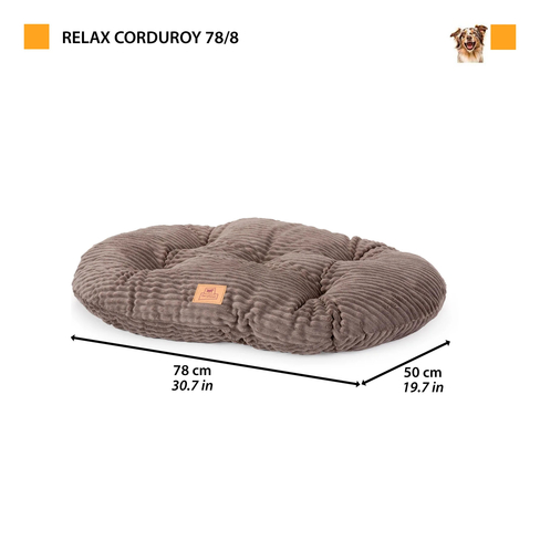 Pernă din bumbac Relax Corduroy Dove Grey
