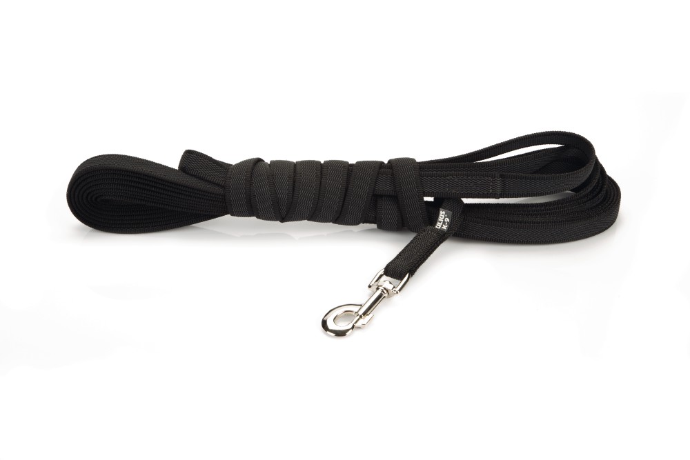 BEEZTEES Поводок K9 Antislip Leash + Handle Black 1000