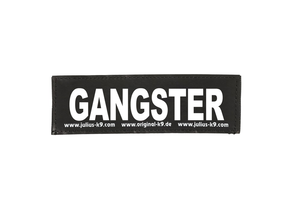 BEEZTEES Нашивка на шлейку K9 GANGSTER Size 1-Size 4