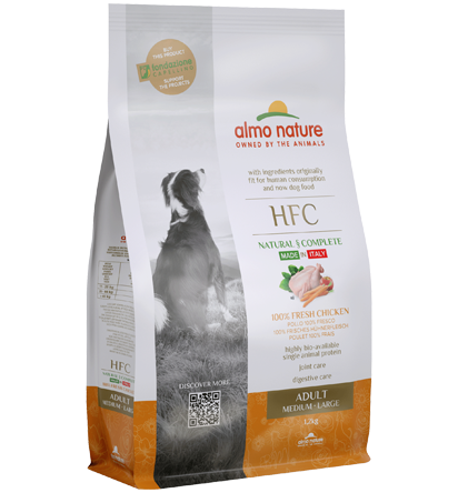 ALMO NATURE DRY Dog HFC M-L Adult Chicken 1.2kg