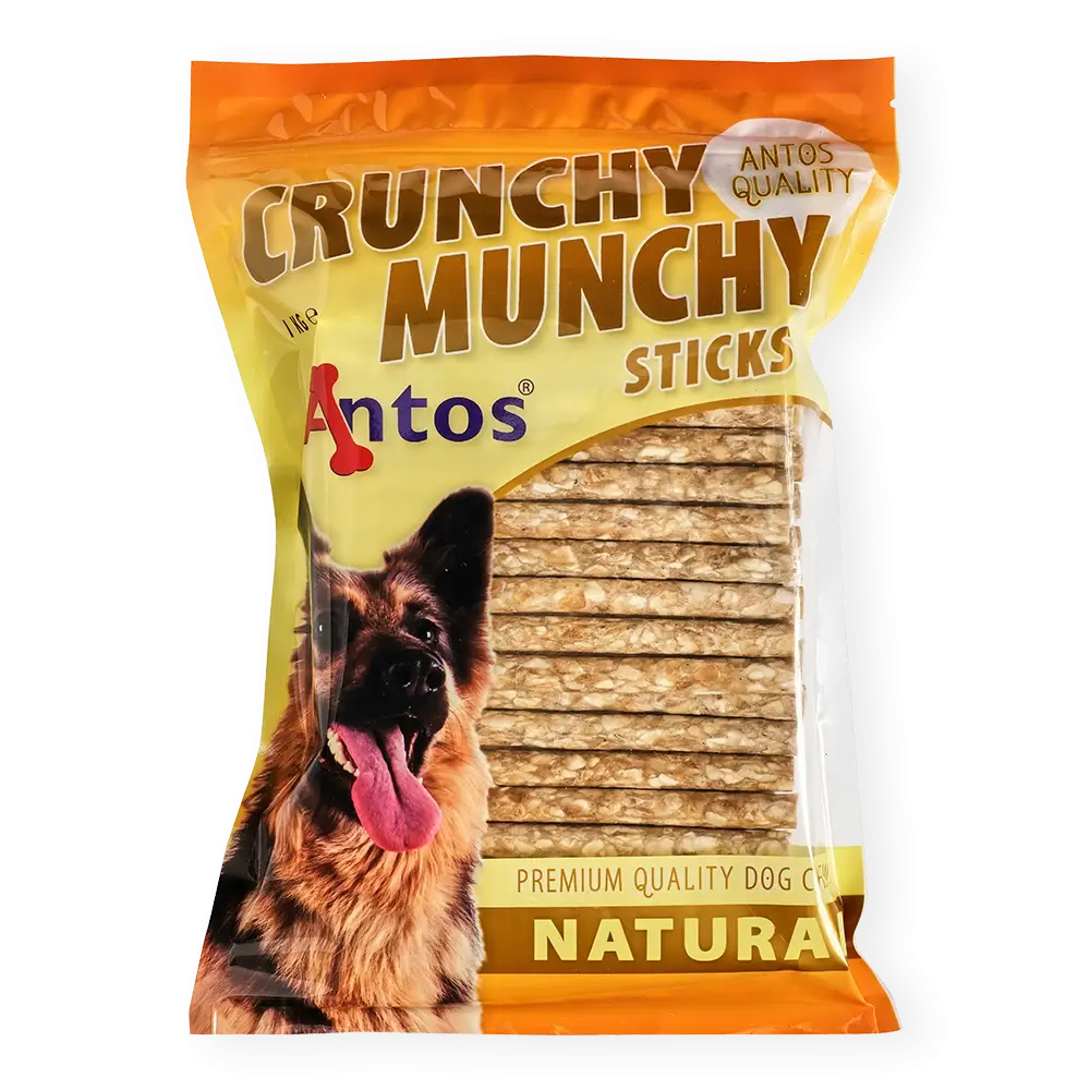 Antos Munchy Sticks 5″ 10 mm Natural 1kg