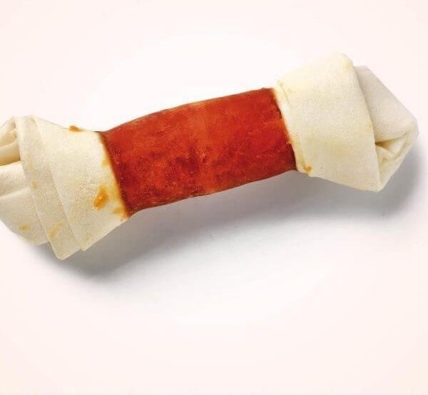 Antos Raw Hide White + Chicken Knotted Bone 6/7″ 1 pc