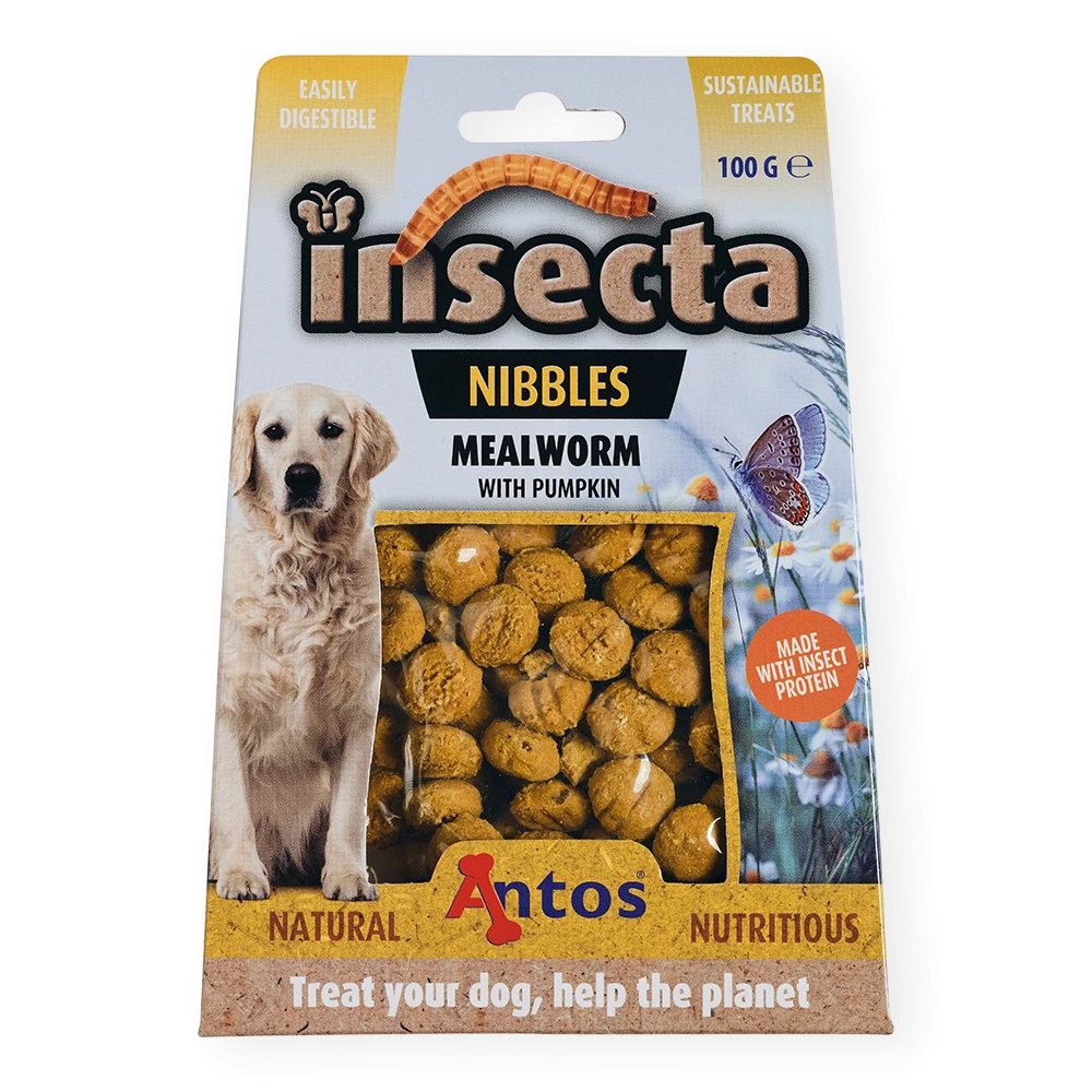 Antos Insecta Nibbles Mealworm & Pumpkin 100 gr