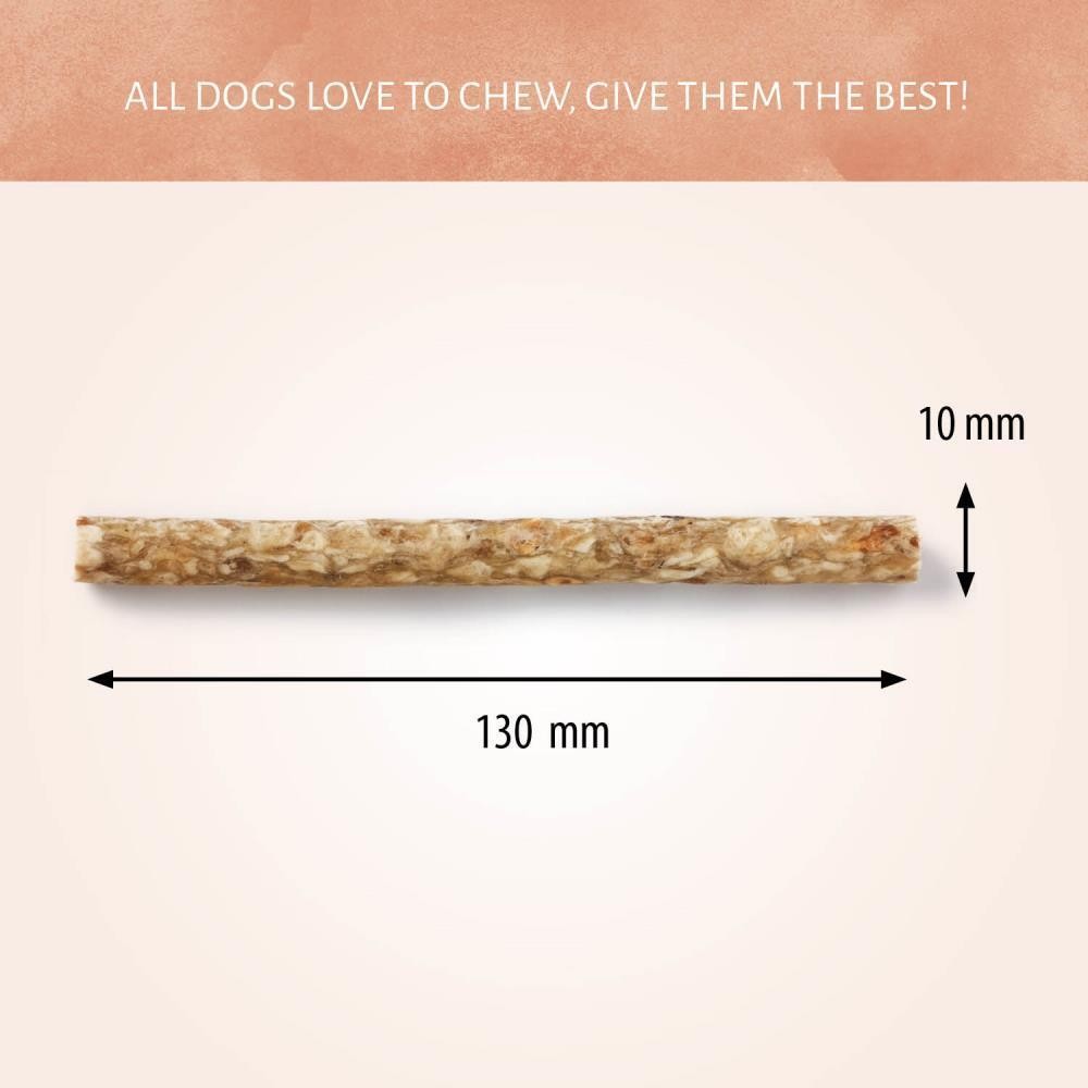 Antos Munchy Sticks 5″ 10 mm Natural 25 pcs