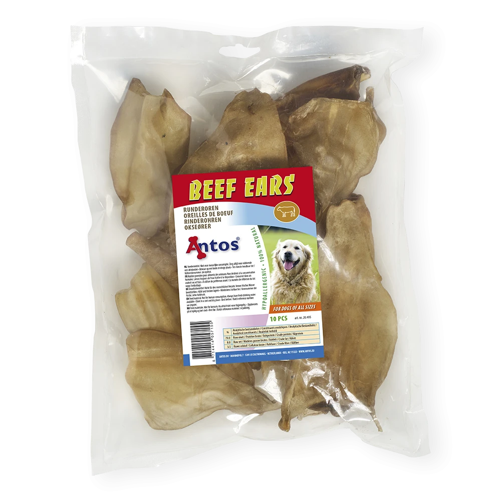 Antos Beef Ears 10 pcs