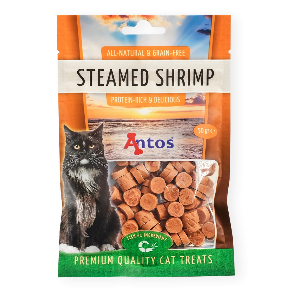Antos Cat Treats Steamed Shrimp 50 gr