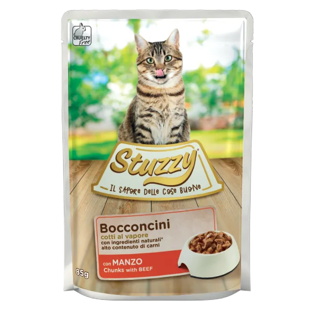 STUZZY CAT CHUNKS Pouch Beef 85gr..
