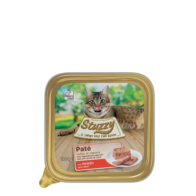 Cumpara  Pentru pisici - STUZZY CAT PATE BEEF 100gr..